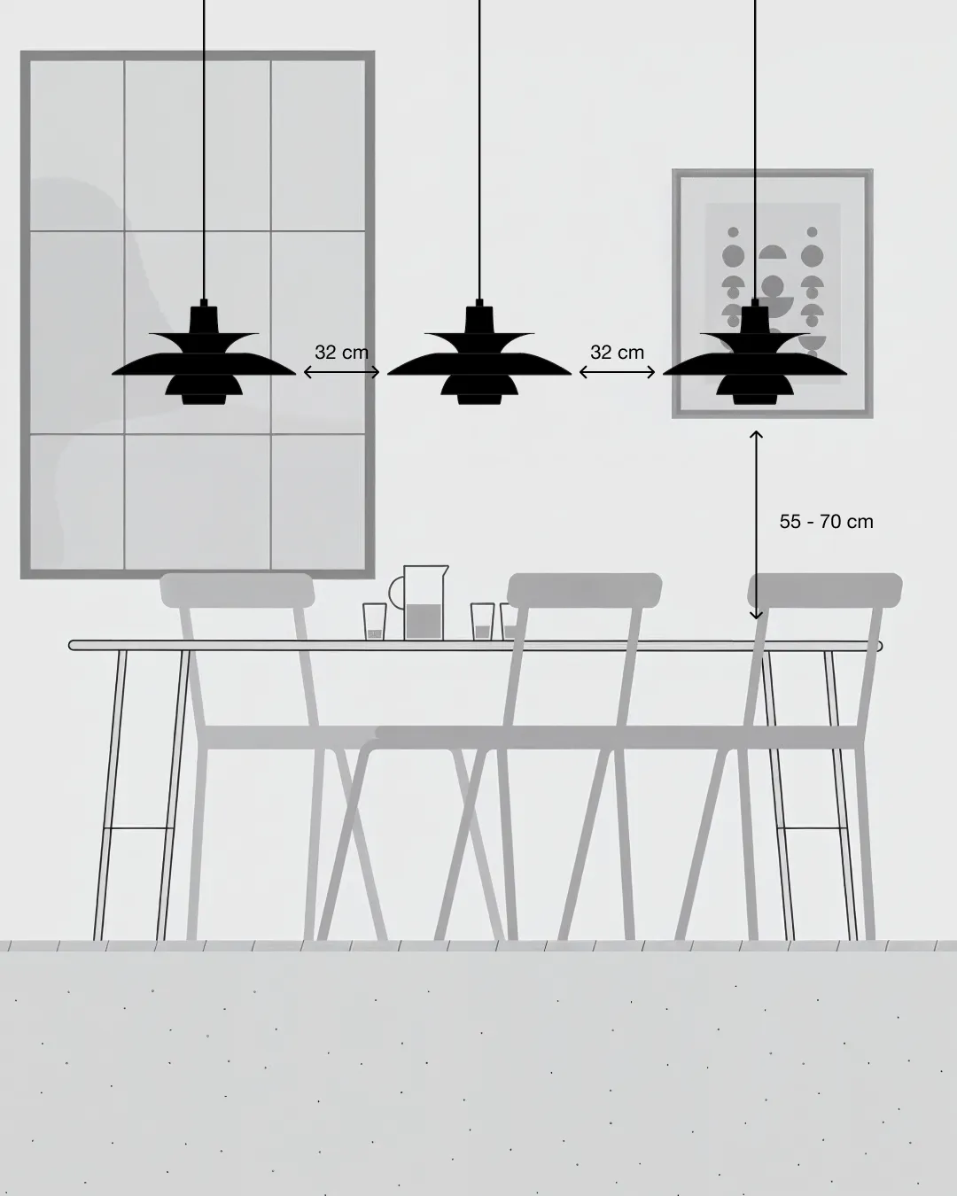 PH 5 pendant lamp, Ø320, Opal white Louis Poulsen