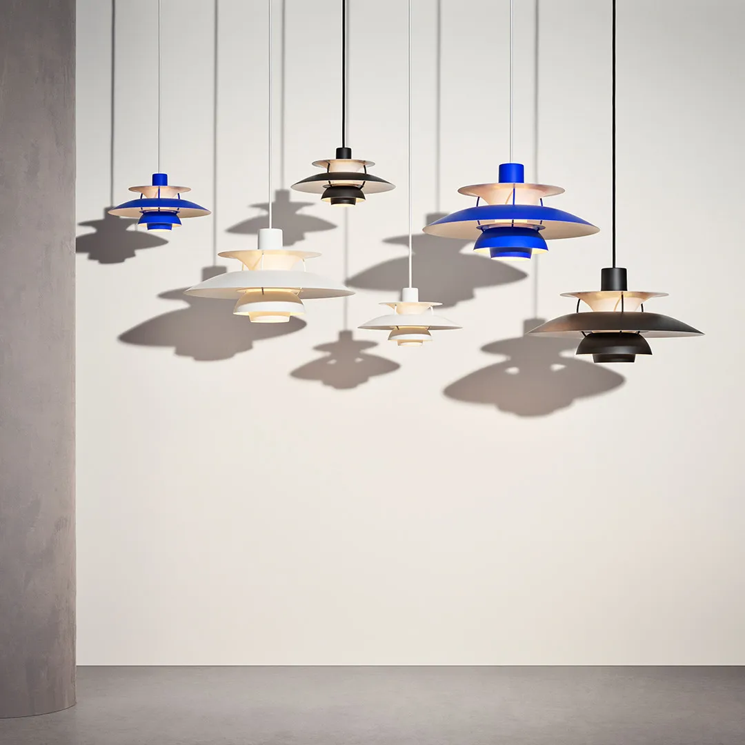 PH 5 pendant lamp, Ø500, Blue Louis Poulsen