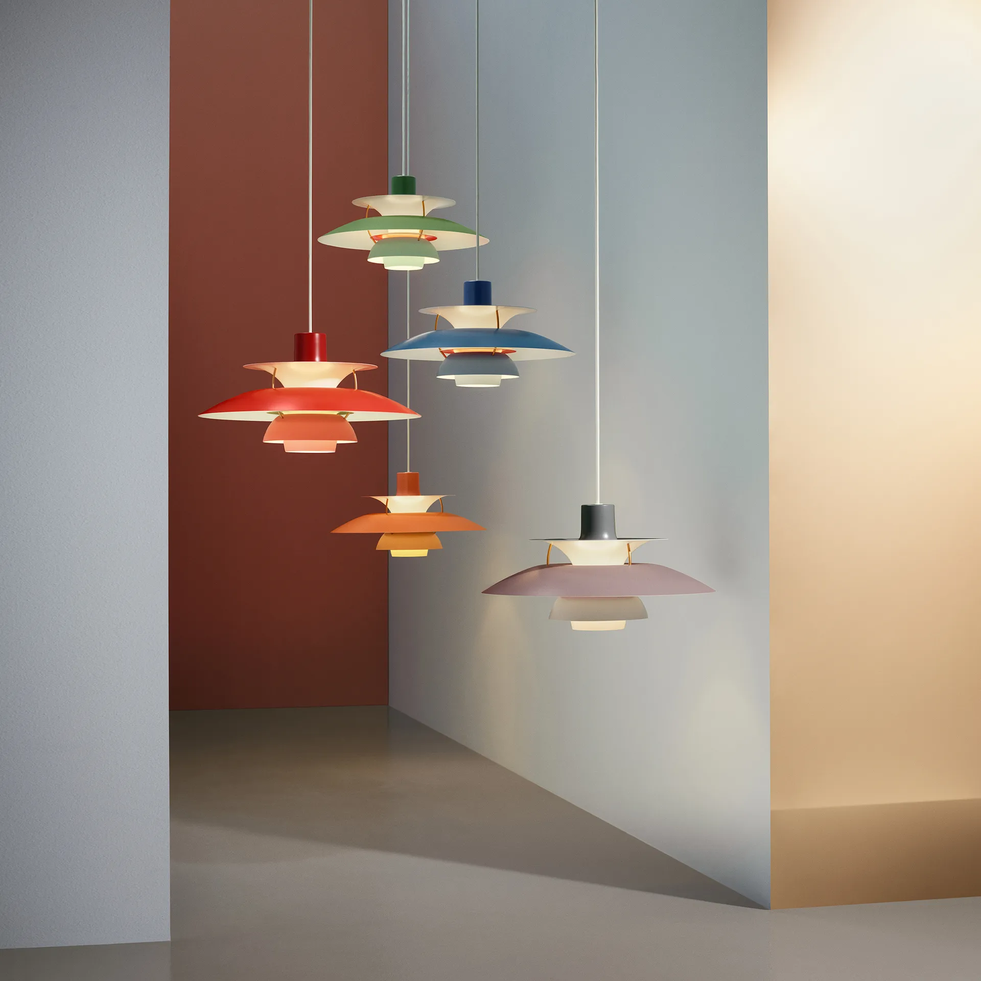 PH 5 pendant lamp, Ø500, Pink Louis Poulsen