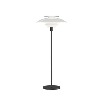 PH 80 dimmable floor lamp - Black-white opal acrylic - Louis Poulsen