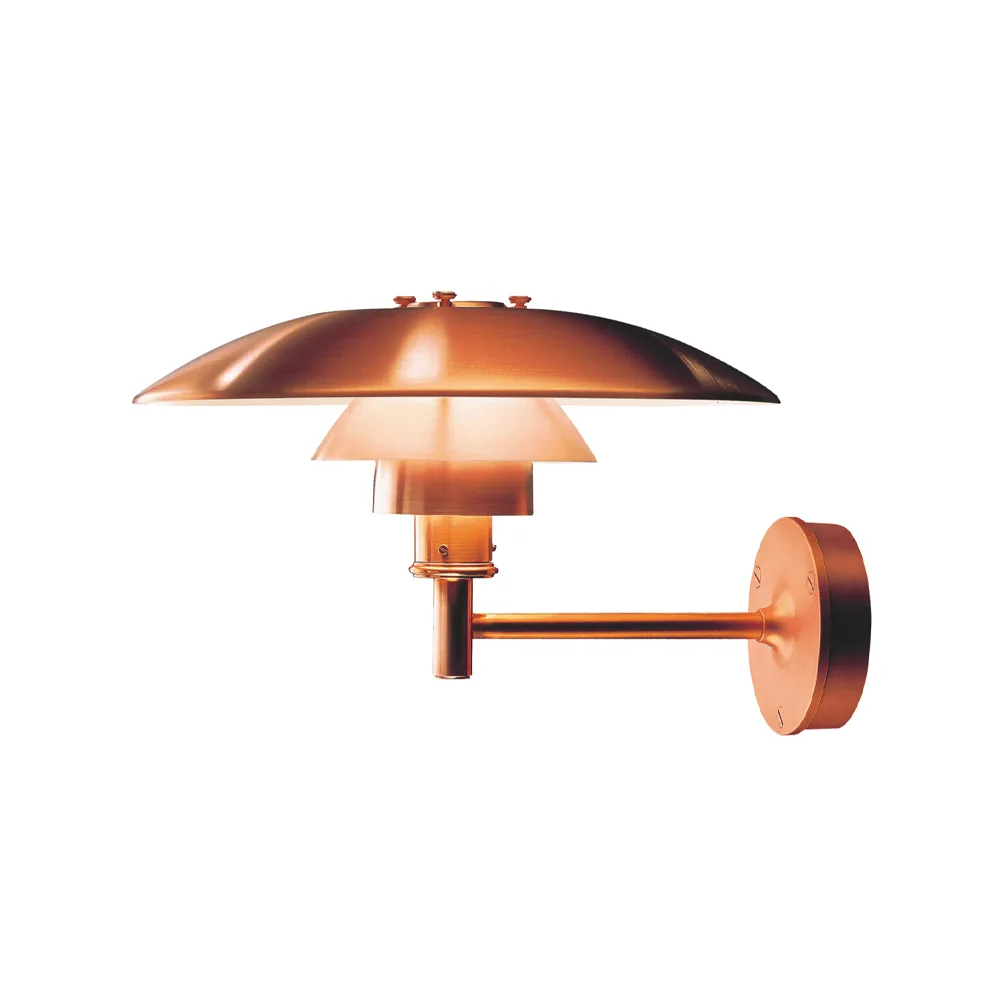PH wall lamp, Brushed copper Louis Poulsen