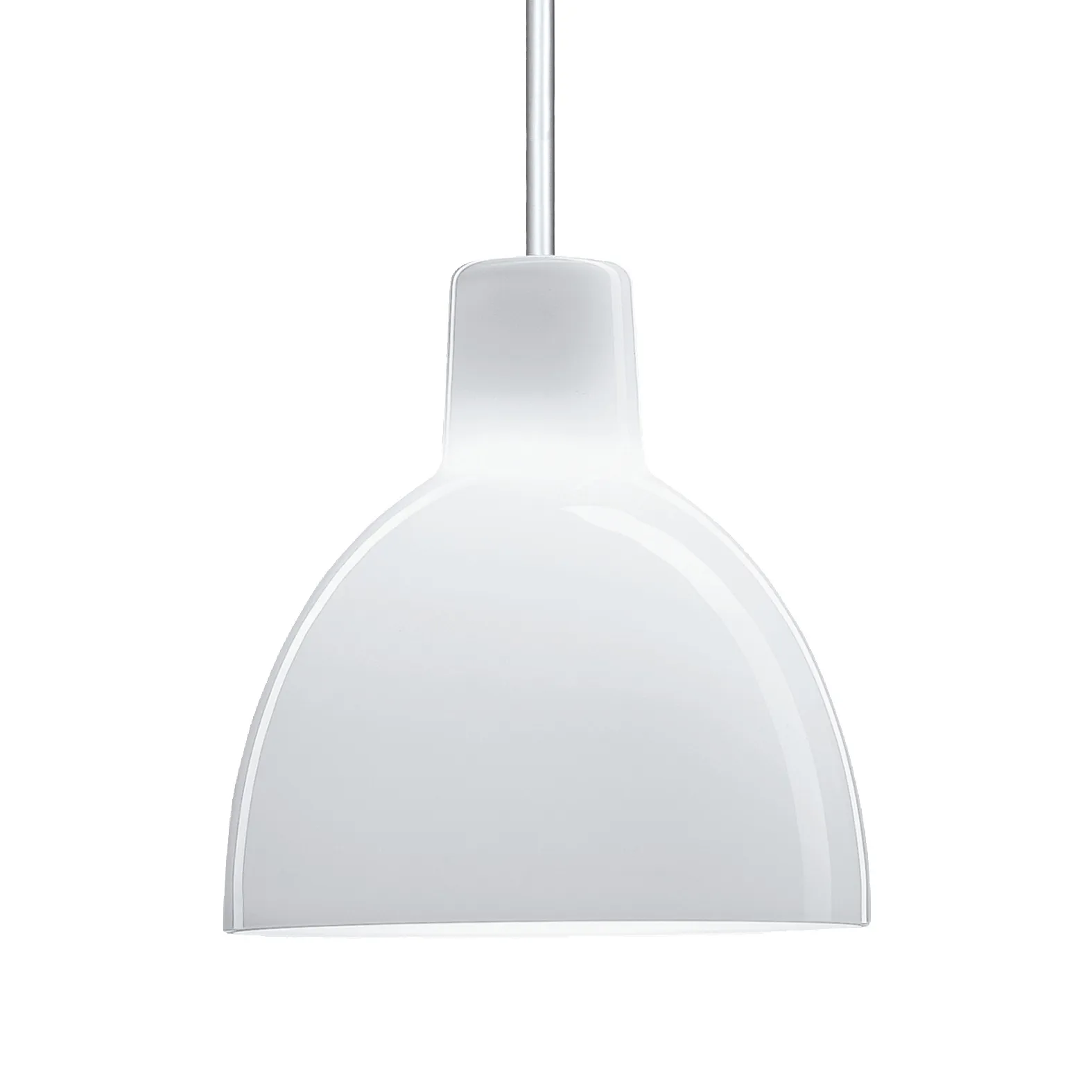 Toldbod 155 pendant lamp, White opal glass Louis Poulsen