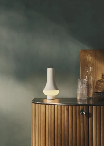 Tomoshi Portable table lamp - White - Louis Poulsen
