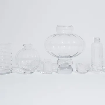 Balloon vase 25 cm - clear - Louise Roe