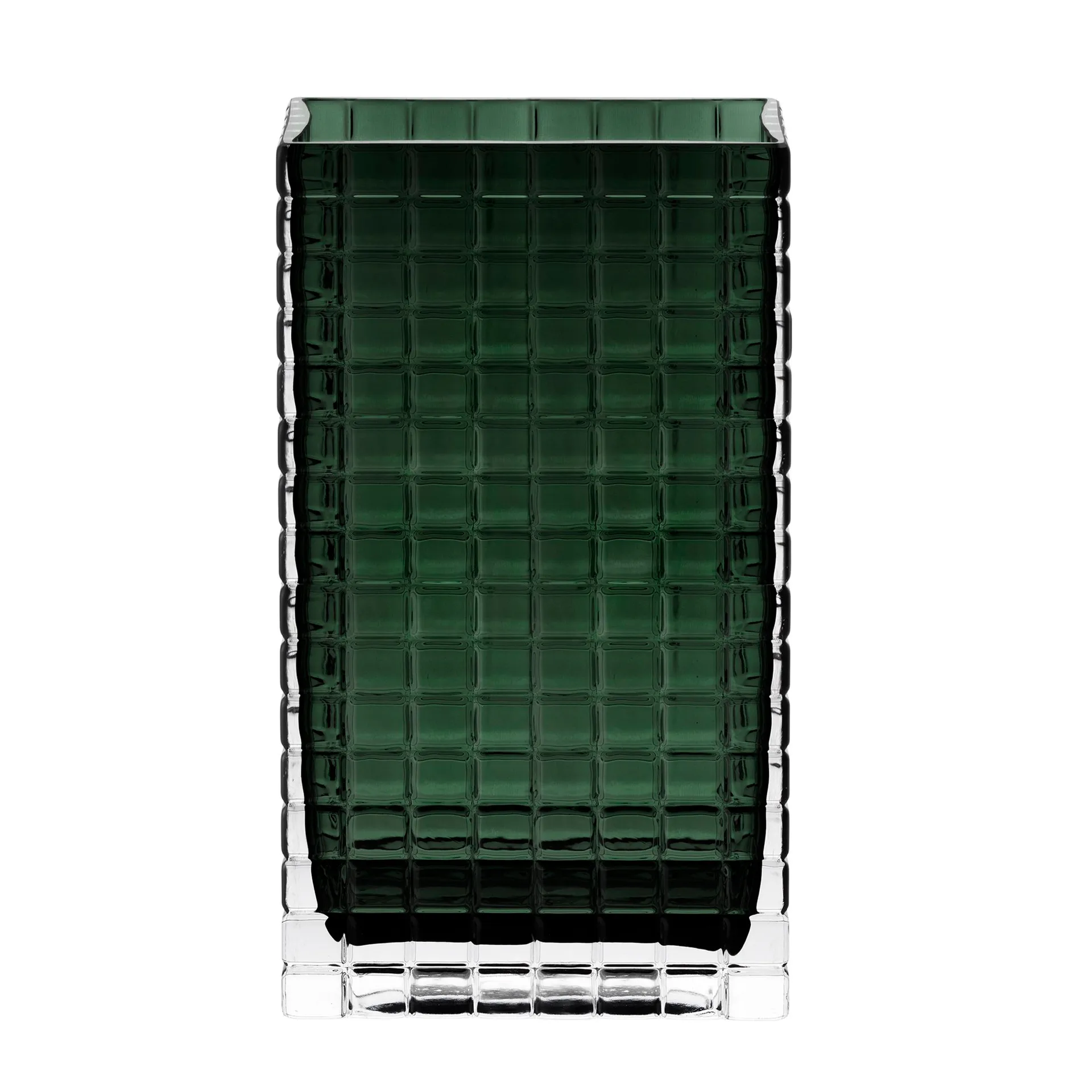 City Hurricane vase, green Louise Roe
