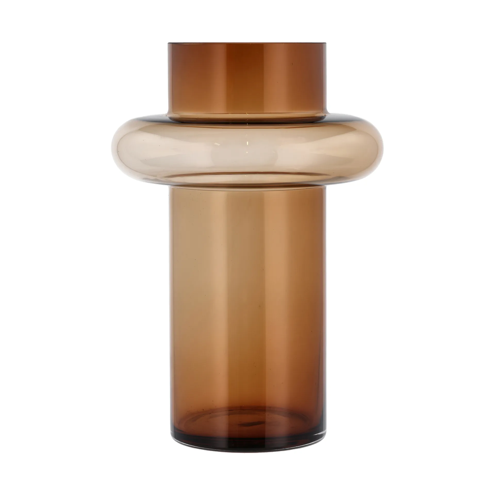 Tube vase glass 30 cm, Amber Lyngby Glas