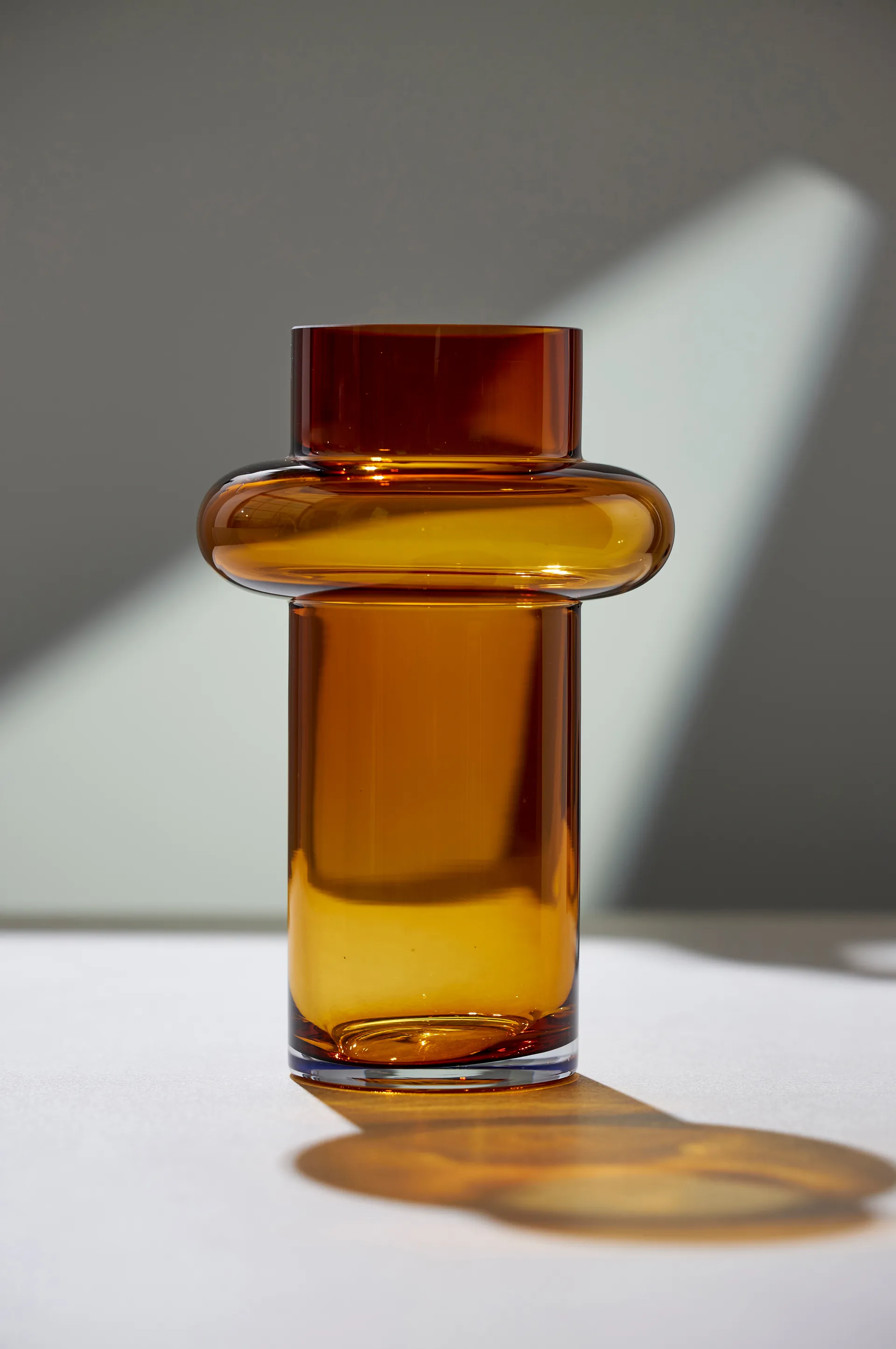 Tube vase glass 30 cm, Amber Lyngby Glas