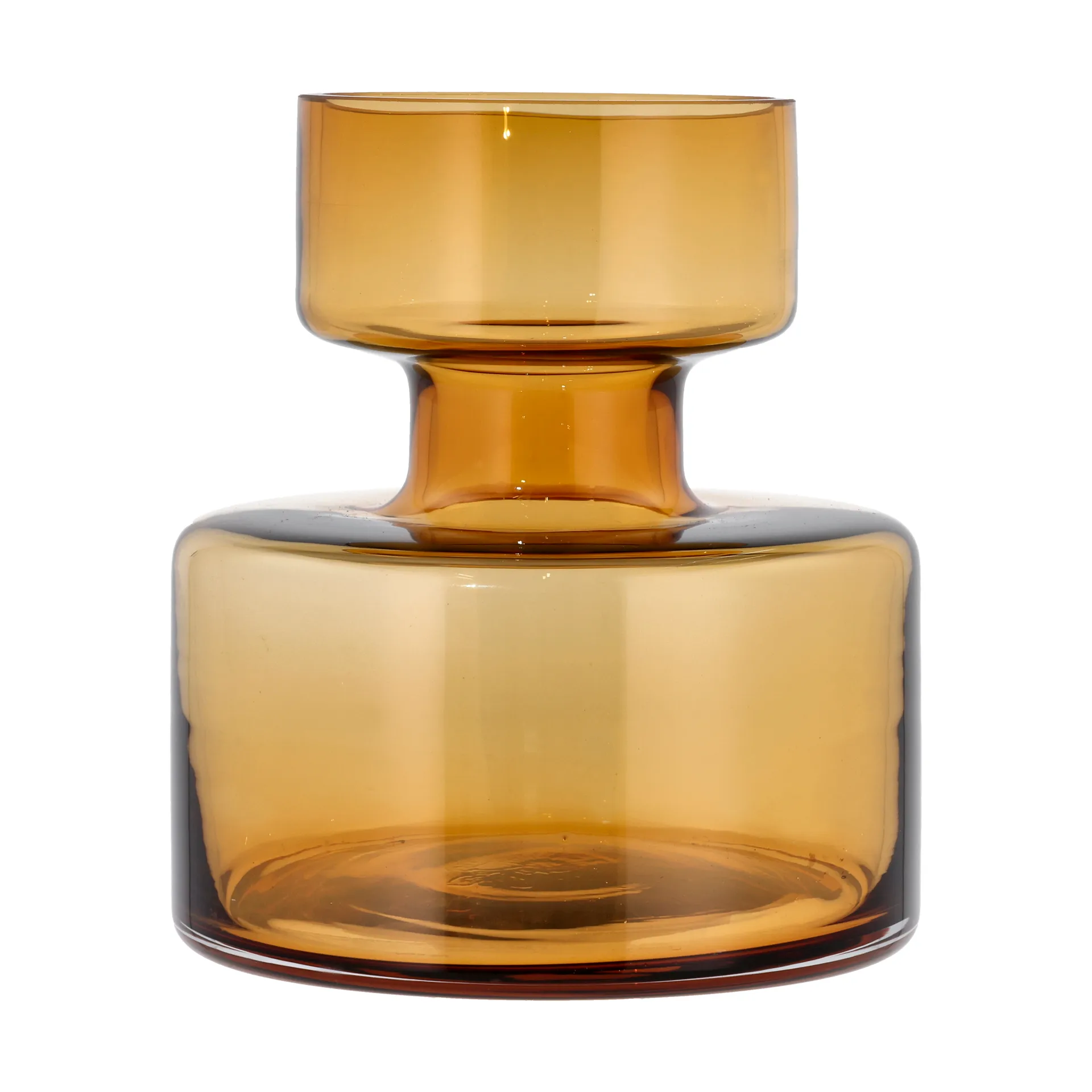 Tubular vase glass 20 cm, Amber Lyngby Glas