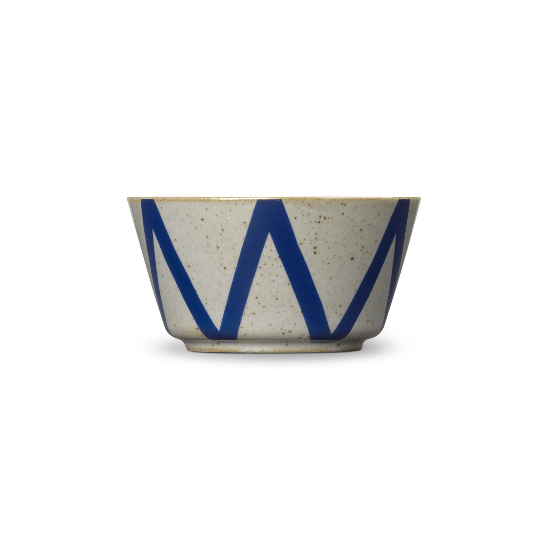 DAN-ILD zigzag bowl Ø9 cm, Blue Lyngby Porcelæn