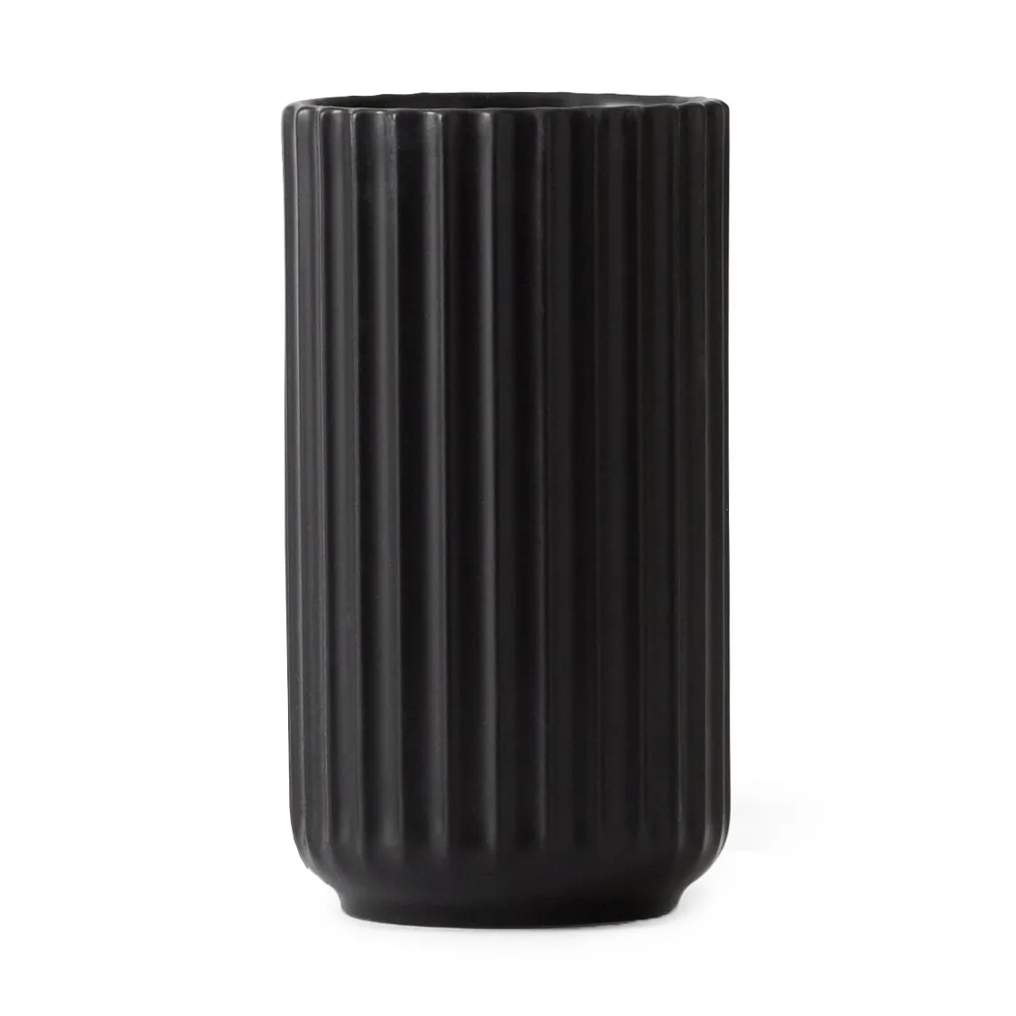 Lyngby vase black matte, 12 cm Lyngby Porcelæn