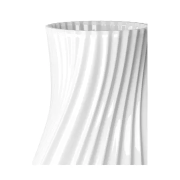 Twist vase 31 cm - White - Lyngby Porcelæn