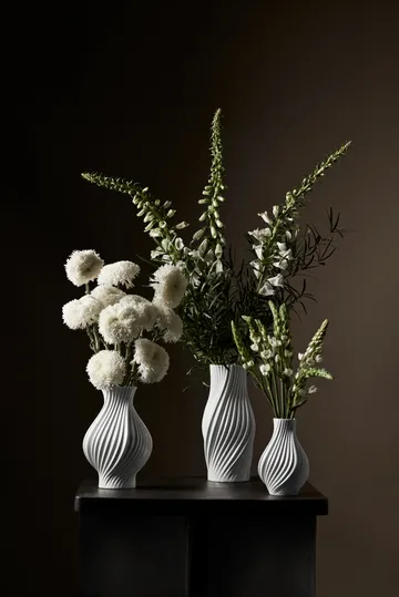 Twist vase 31 cm - White - Lyngby Porcelæn