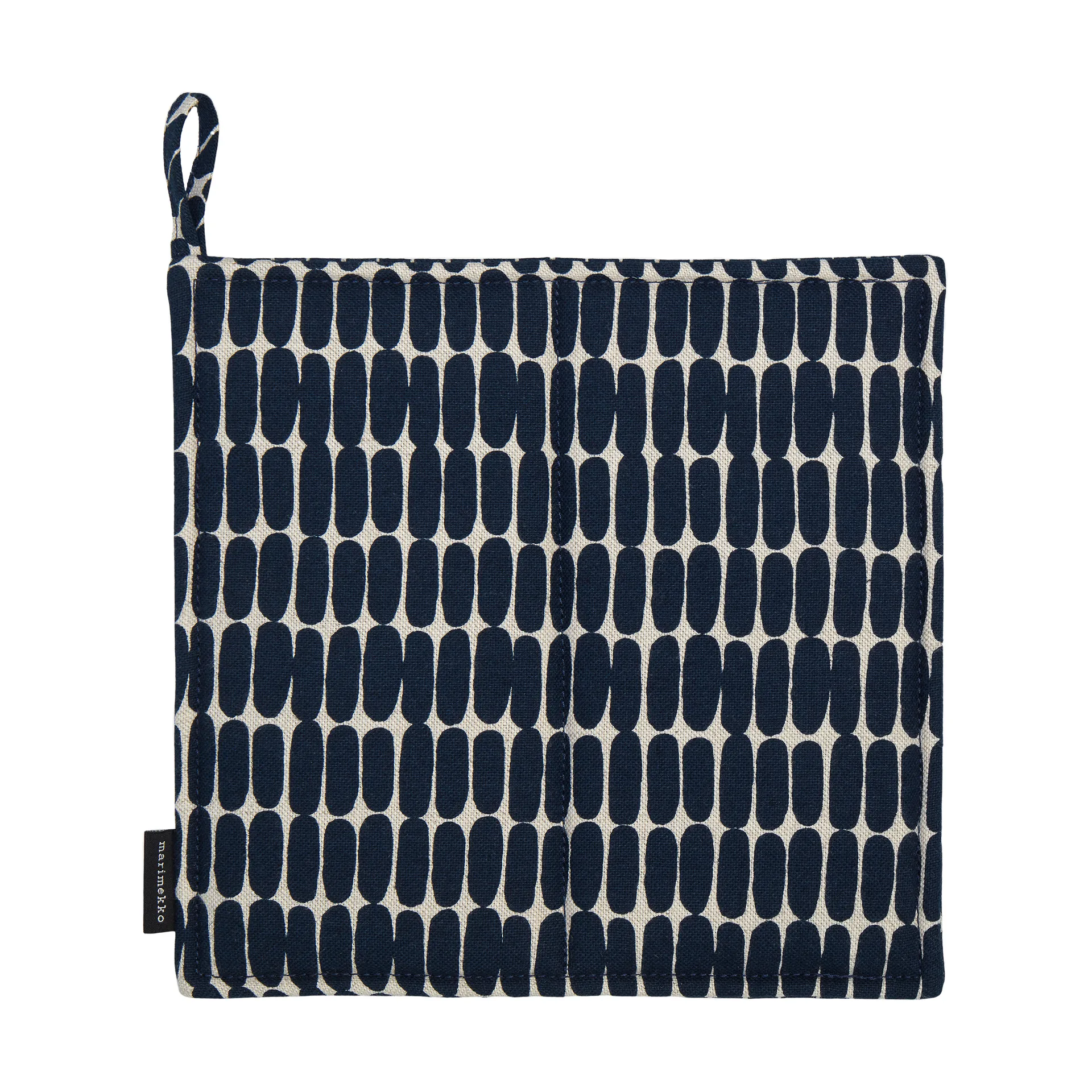 Alku oven mitt 21,5x21,5 cm, Cotton-dark blue Marimekko