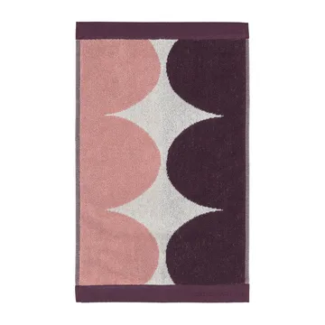 Härkä guest towel 50x30 - white-pink-red - Marimekko