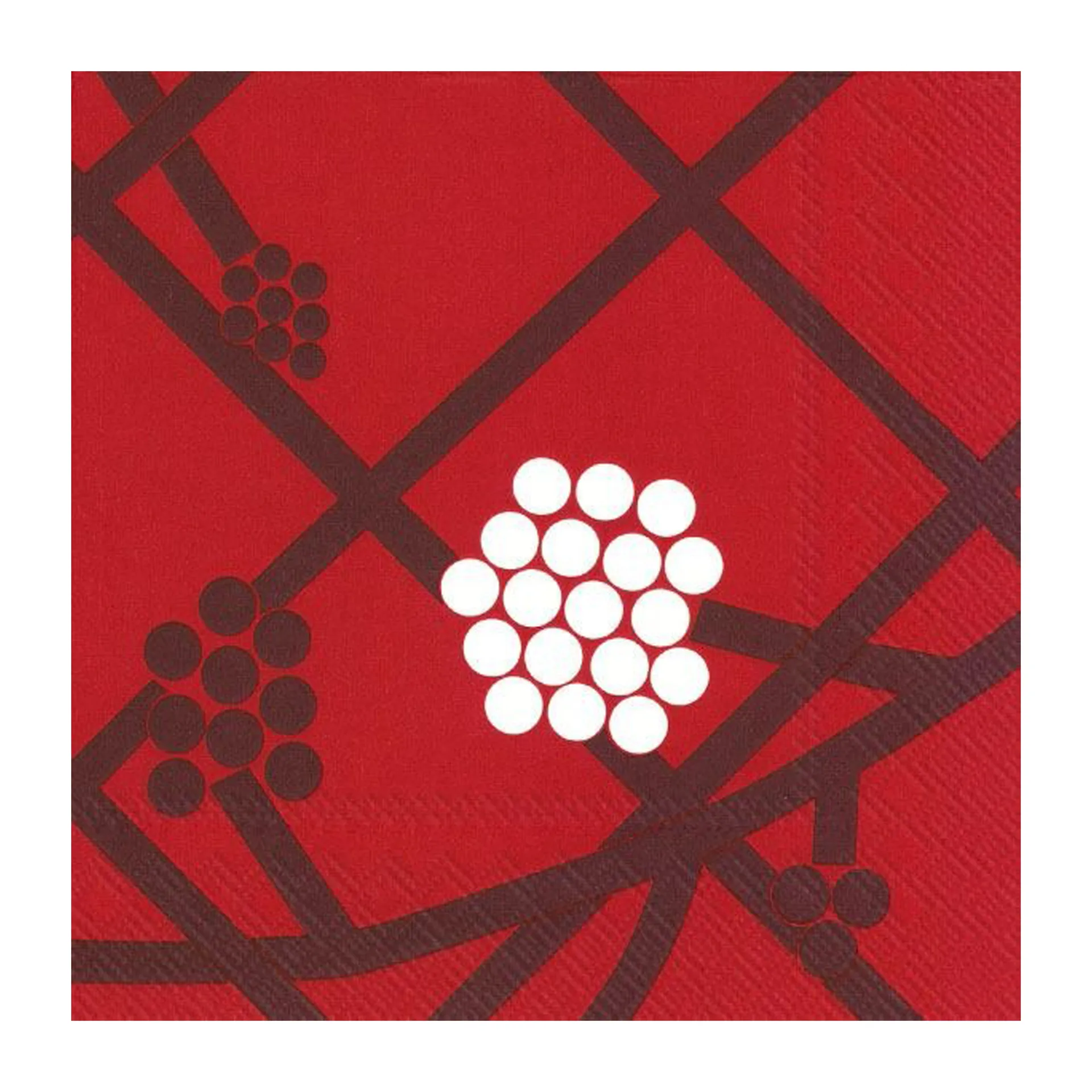 Hortensie napkin 33x33 cm 20-pack, Red Marimekko