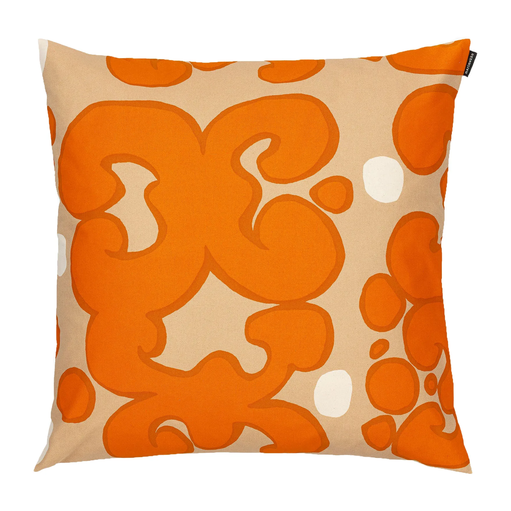 Keidas pillowcase 50x50 cm, Beige-orange-white Marimekko