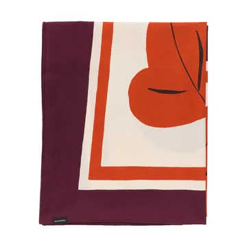 Kukasta Kukkaan duvet cover set - Hay-plum-bronze-terracotta, 140x140 cm - Marimekko