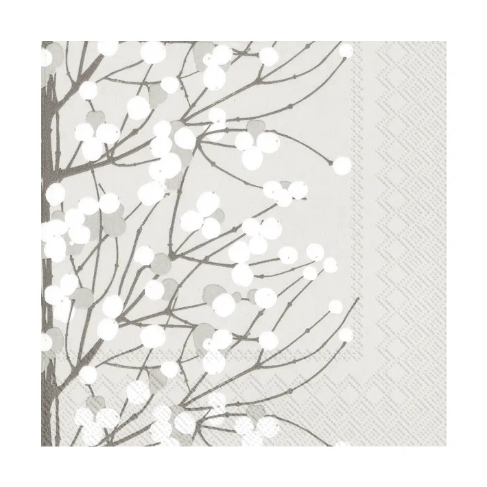 Lumimarja napkin 33x33 cm 20-pack, Grey Marimekko