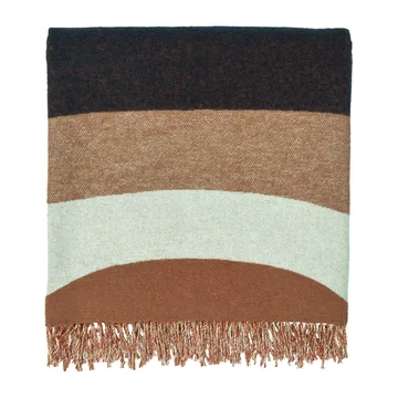 Melooni throw 130x170 cm - Brown-off white-dark blue - Marimekko