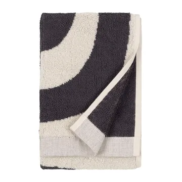 Melooni towel 30x50 cm - Charcoal-off white - Marimekko