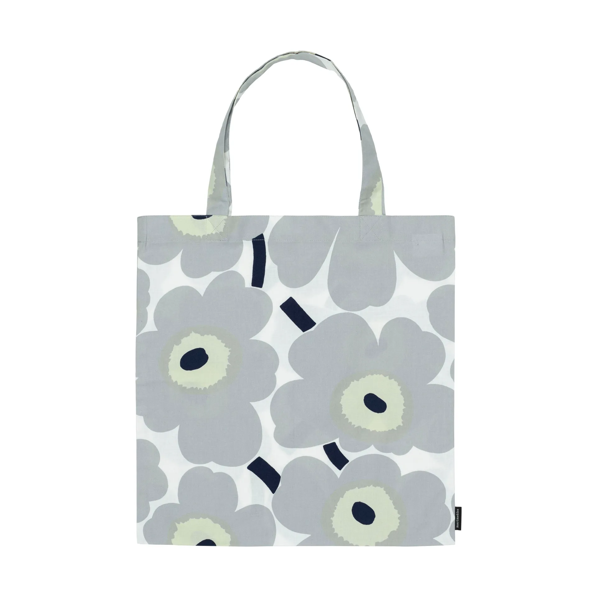 Pieni Unikko bag 44x43 cm, Cotton-grey-sand Marimekko