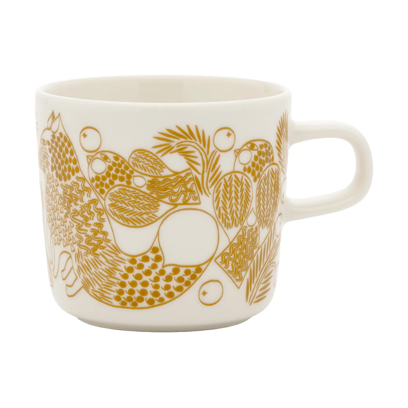 Piirto Ketunmar coffee cup, White-bronze brown, 20 cl Marimekko