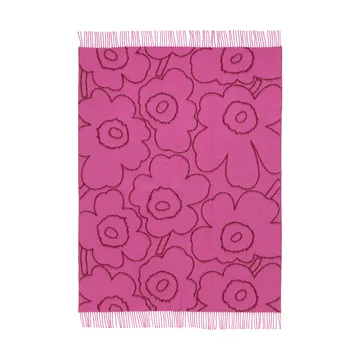 Piirto Unikko throw 130x170 cm - Burgundy-fuchsia - Marimekko