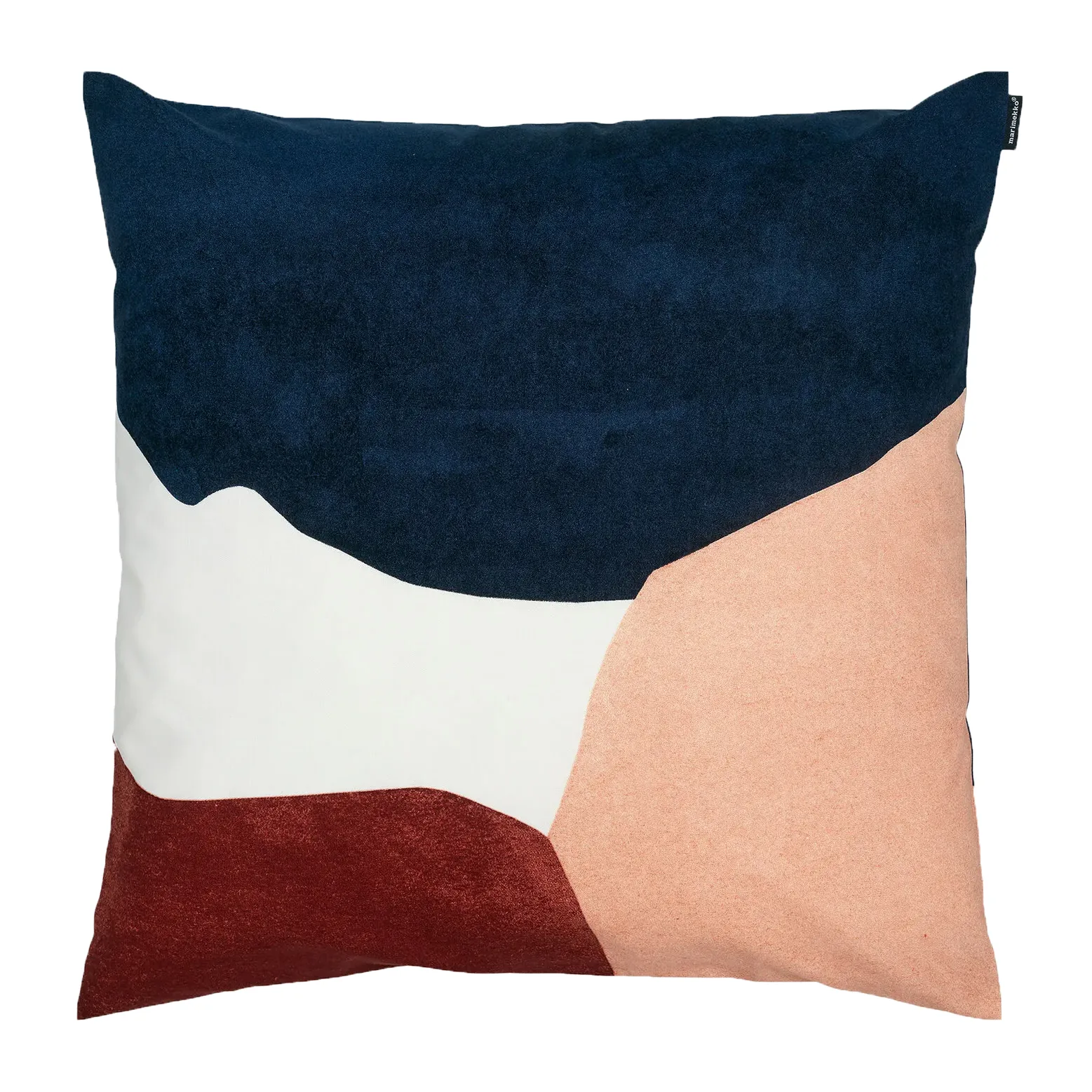 Pyykkipäivä cushion cover 50x50 cm, White-blue-brown Marimekko
