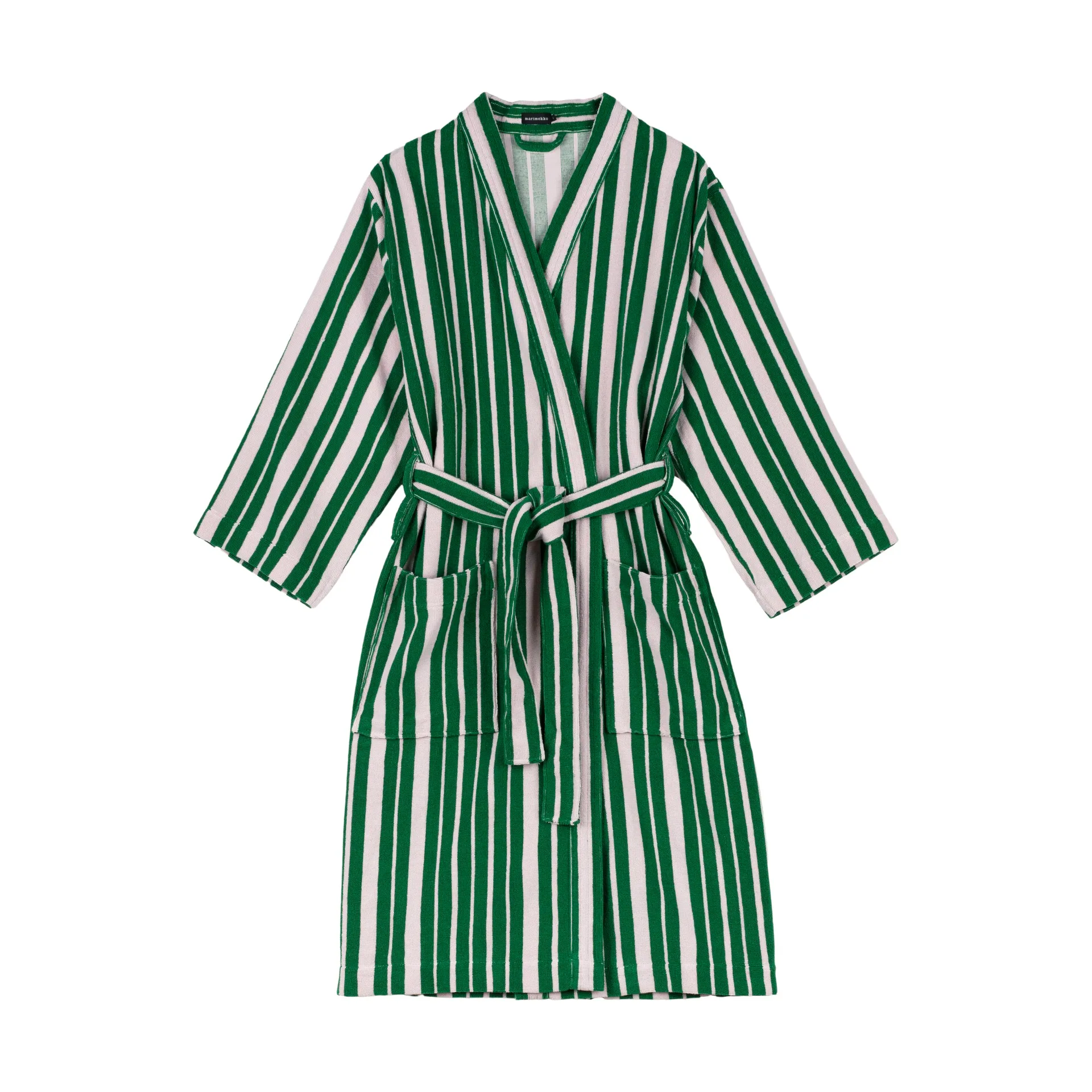 Raide bathrobe green, S Marimekko