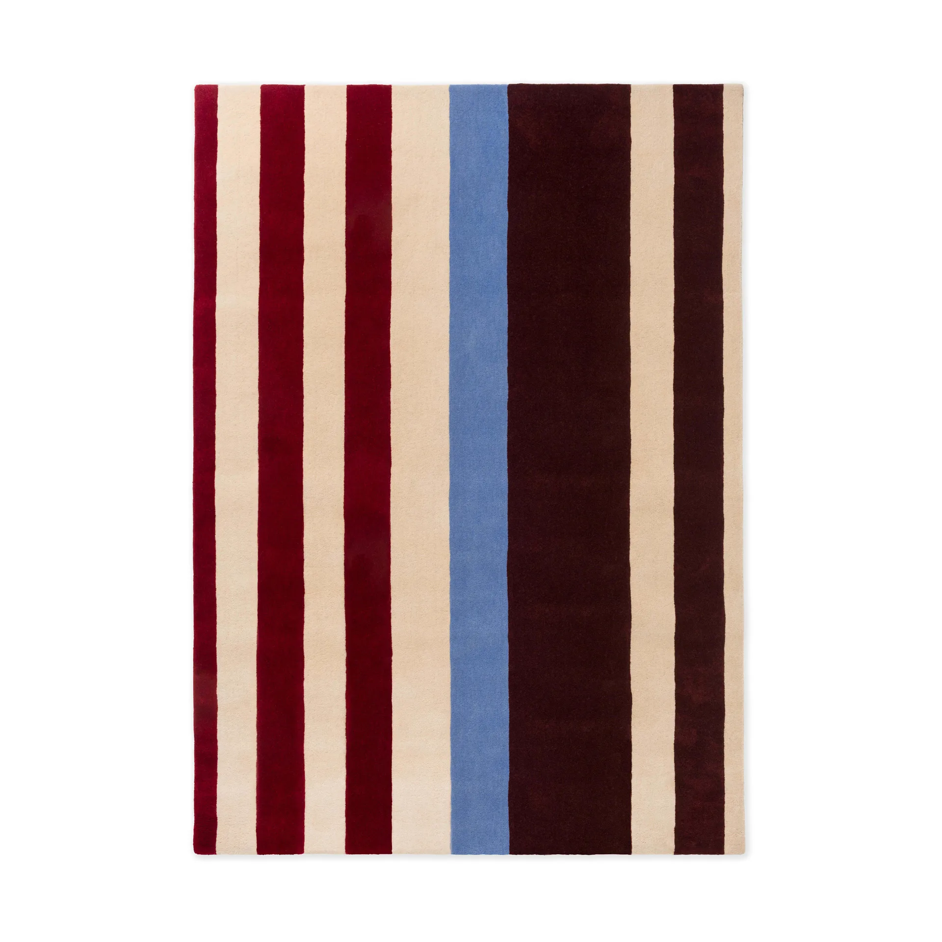 Ralli wool rug, Burnt orange, 140x200 cm Marimekko