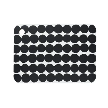Räsymatto cutting board - black-white - Marimekko