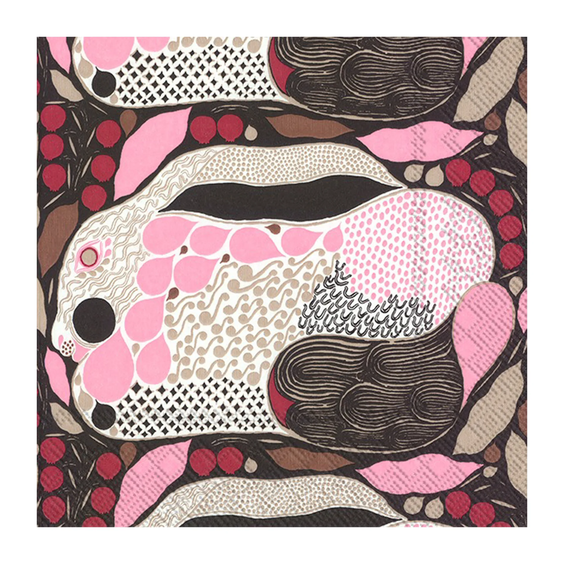 Rusakko napkin 33x33 cm 20-pack, Blue Marimekko
