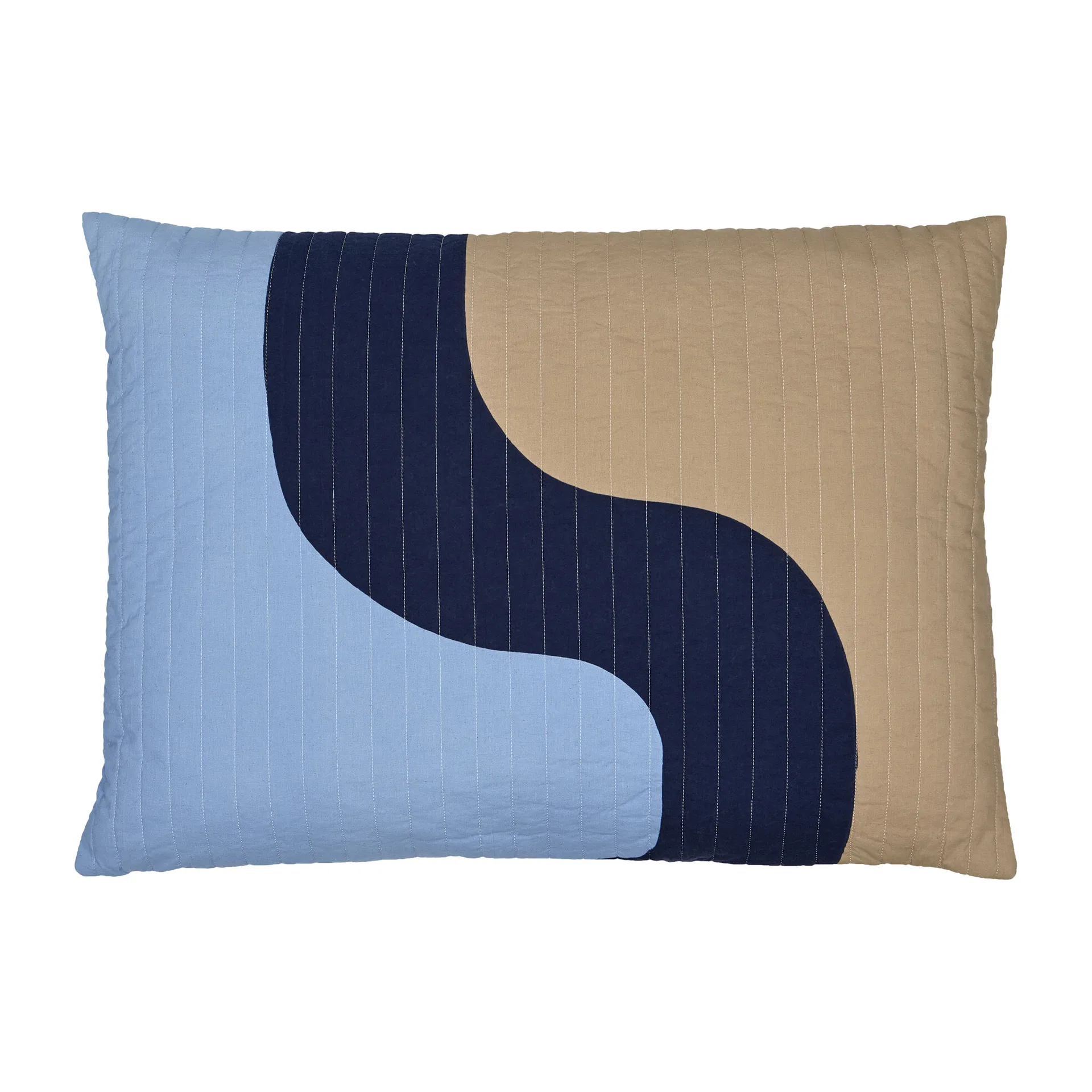 Seireeni cushion 50x70 cm, Blue-beige Marimekko