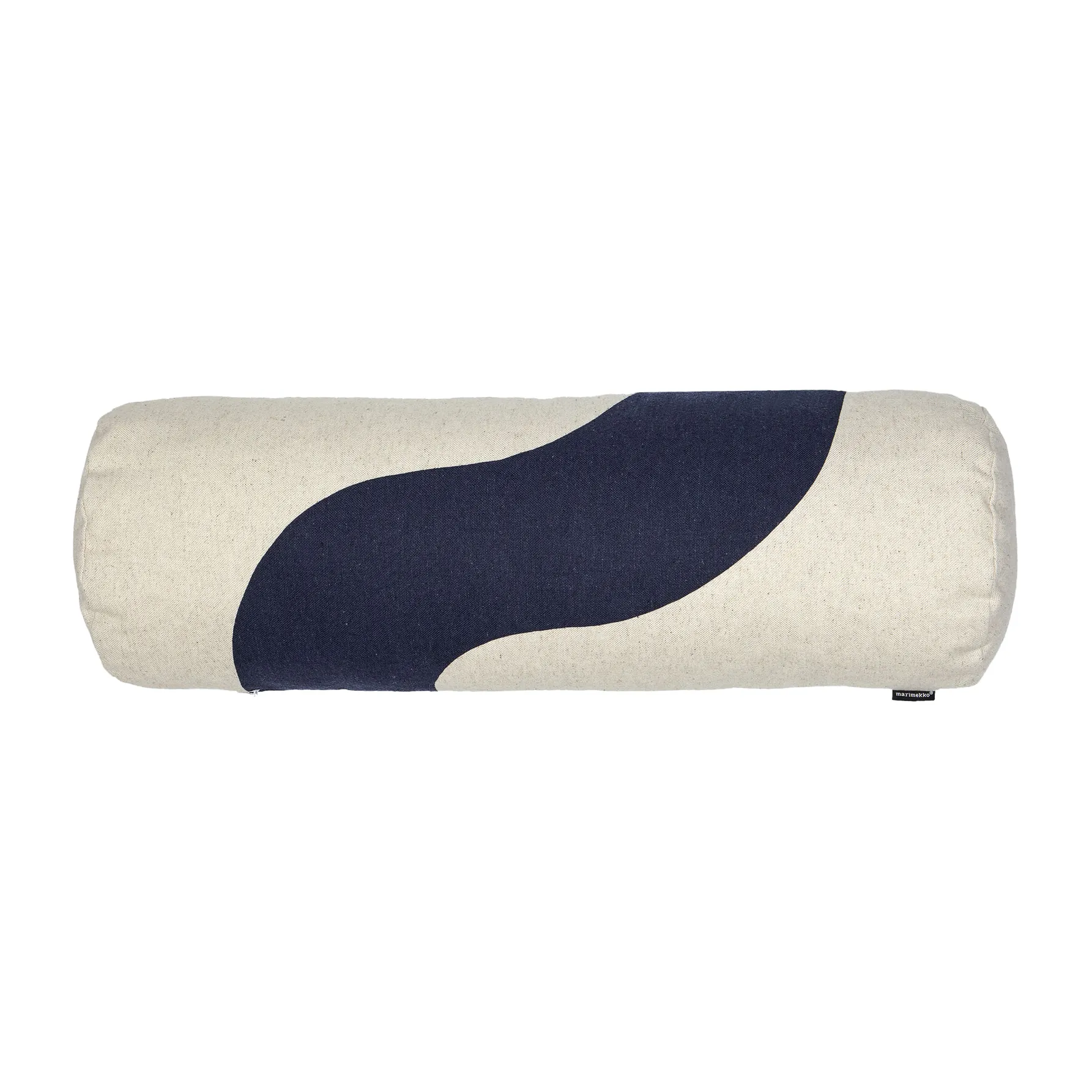 Seireeni cylinder cushion 54 cm, Linen-dark blue Marimekko