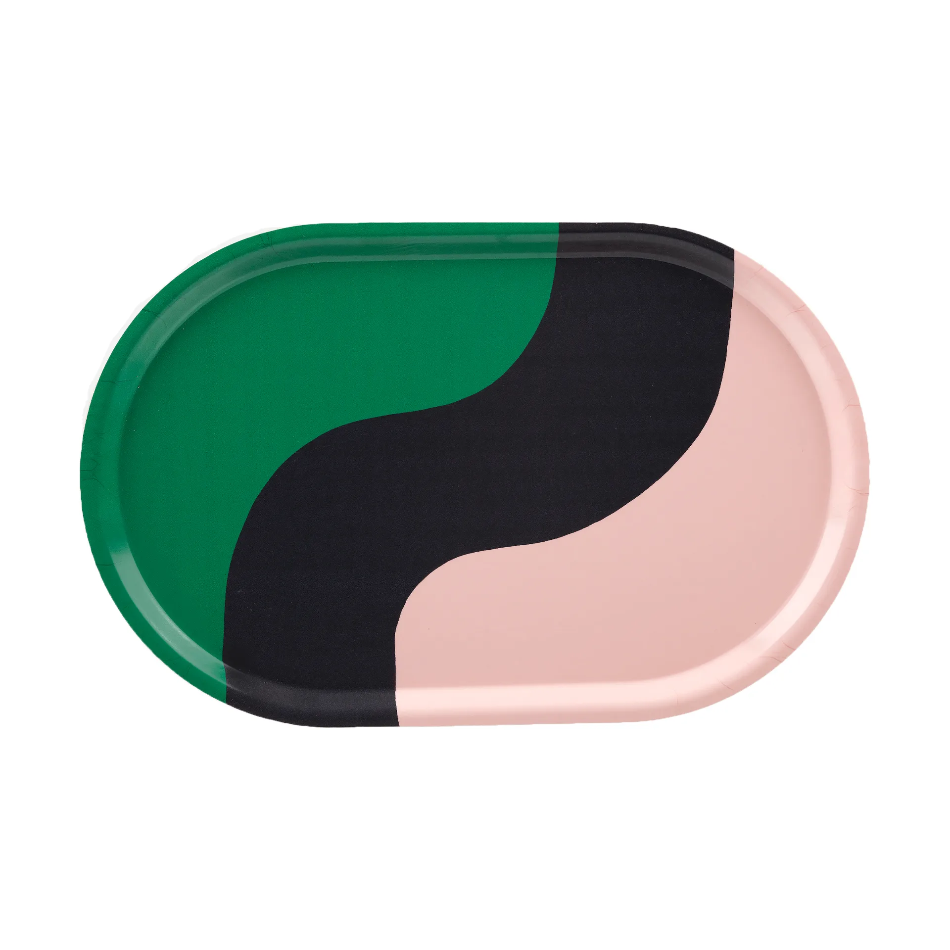 Seireeni tray 28x44 cm, Green-peach-dark blue Marimekko