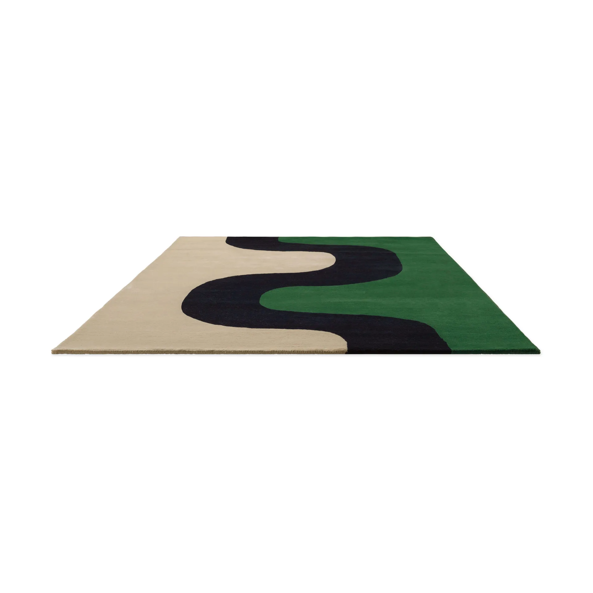 Seireeni wool rug, Green, 170x240 cm Marimekko