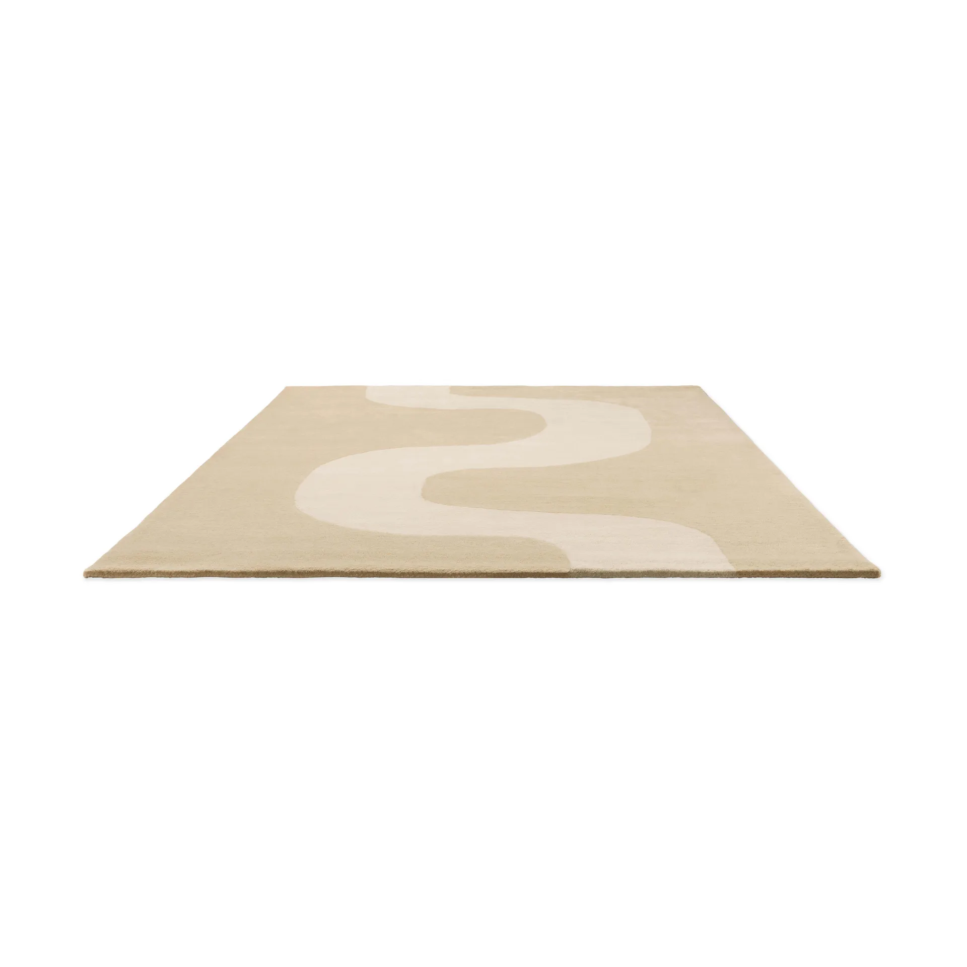 Seireeni wool rug, Warm beige, 200x280 cm Marimekko