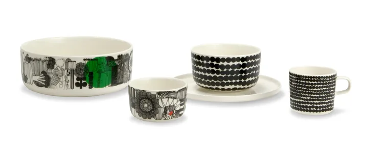 Siirtolapuutarha bowl 2.5 dl - red-white - Marimekko