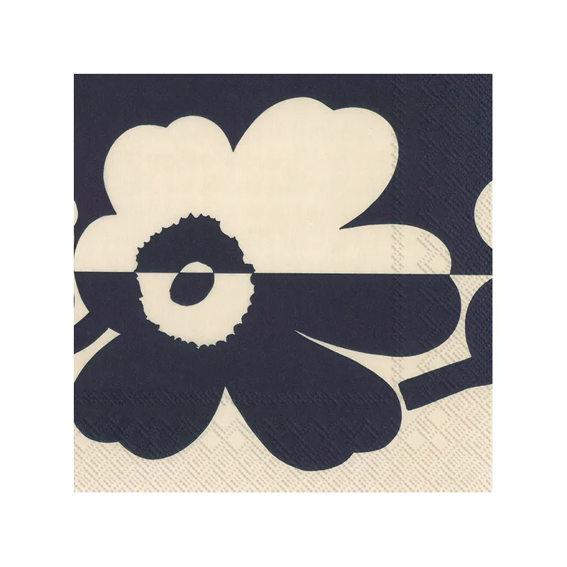 Suur Unikko serviette 20 pack, Linen blue Marimekko