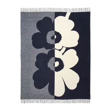 Suur Unikko throw 130x170 cm - Dark blue-sand-off white-gold - Marimekko