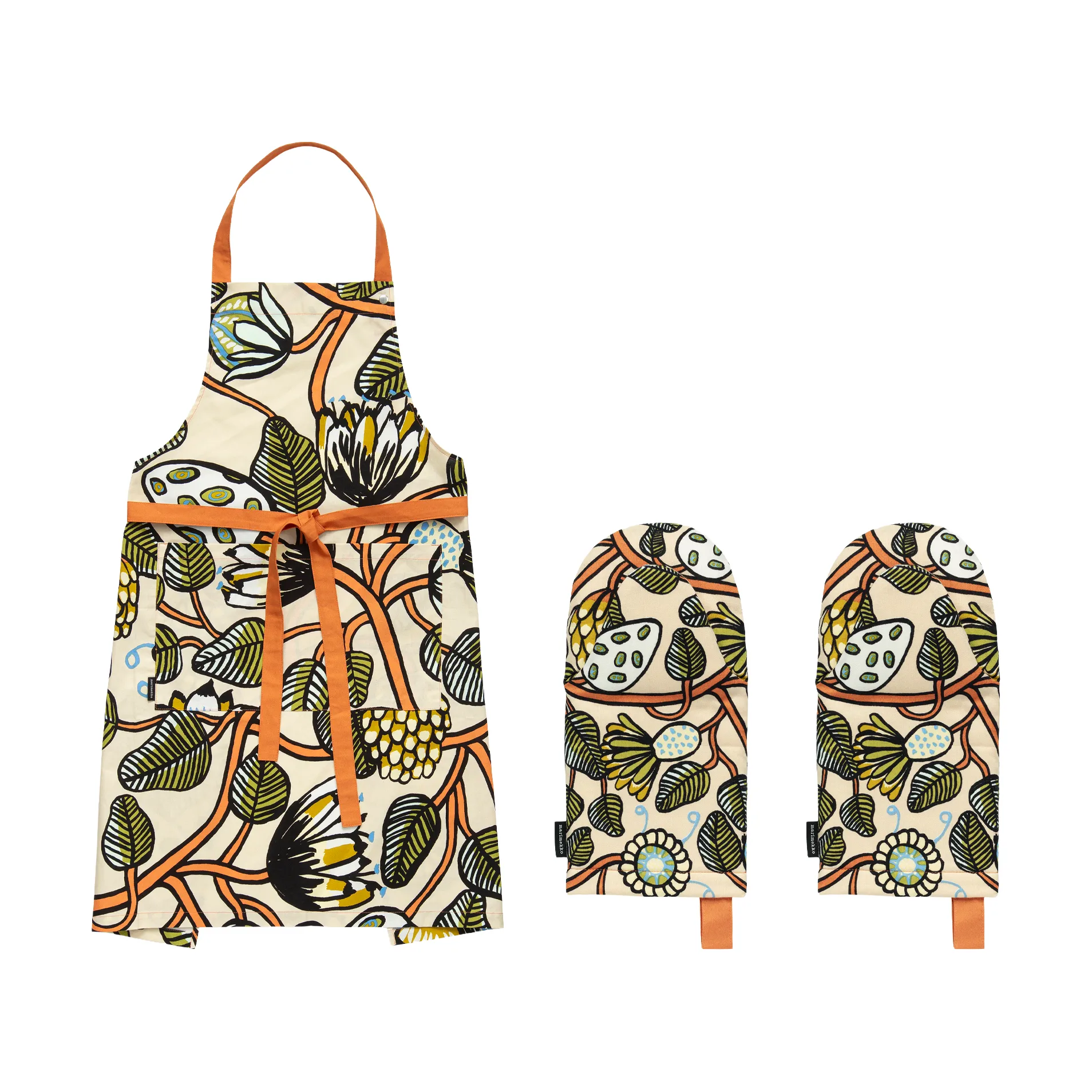Tiara textile set 3 pieces, Beige Marimekko