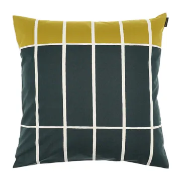 Tiiliskivi cushion cover 50x50 cm - yellow-dark green - Marimekko