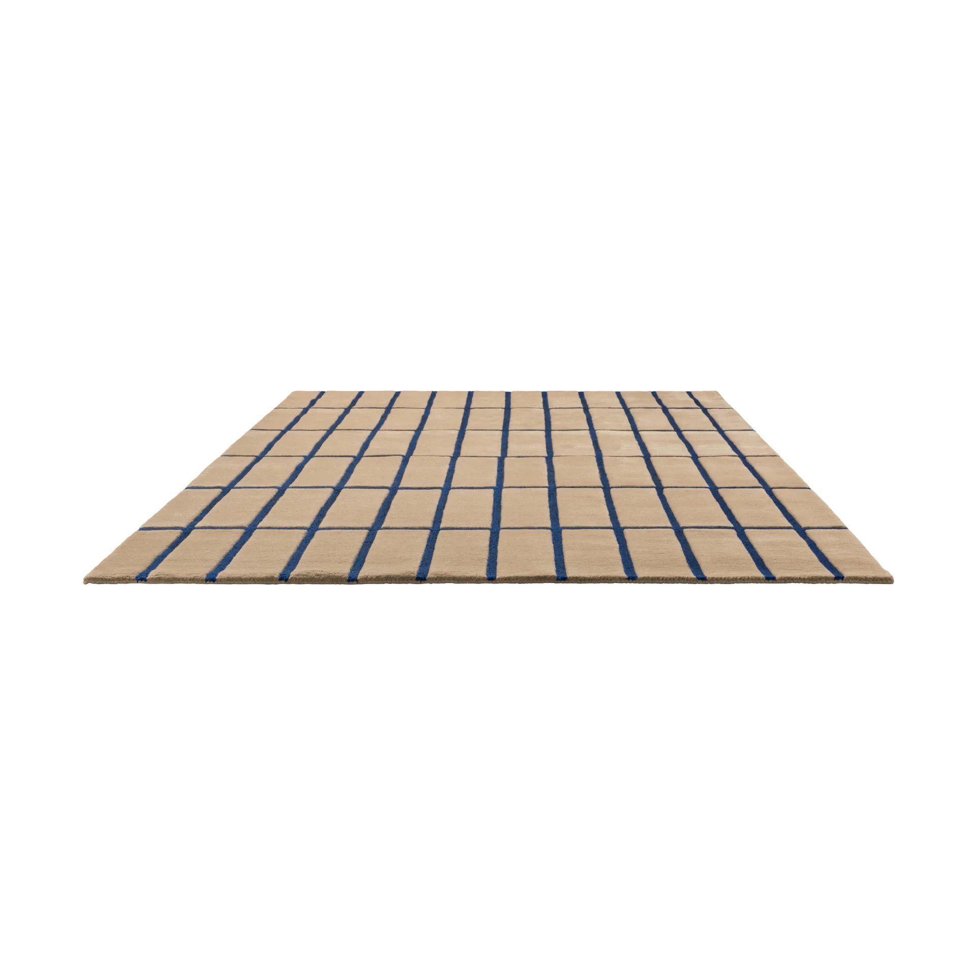 Tiiliskivi wool rug, Bright blue, 200x280 cm Marimekko