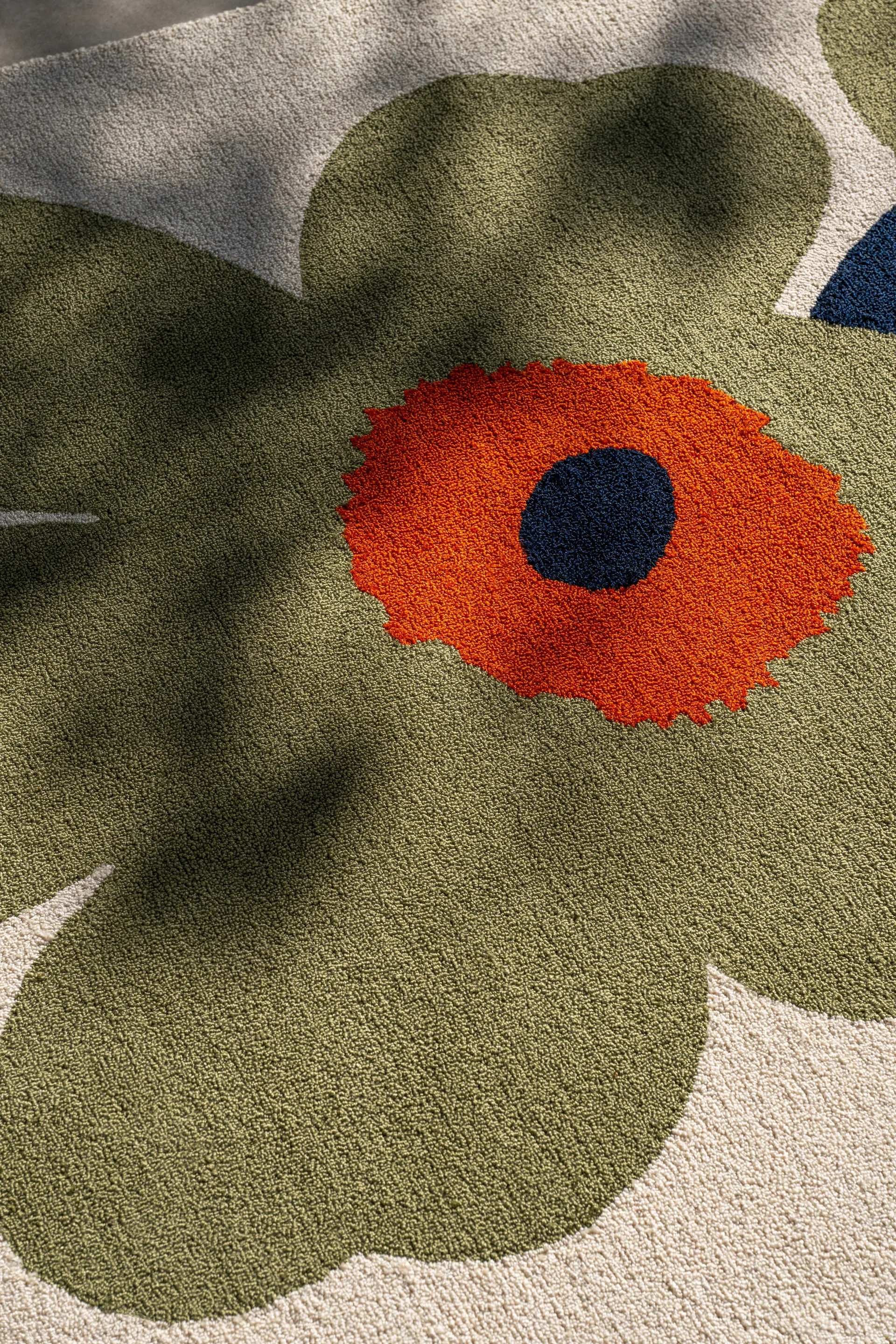 Unikko anniversary outdoor rug, Dusty green, 140x200 cm Marimekko