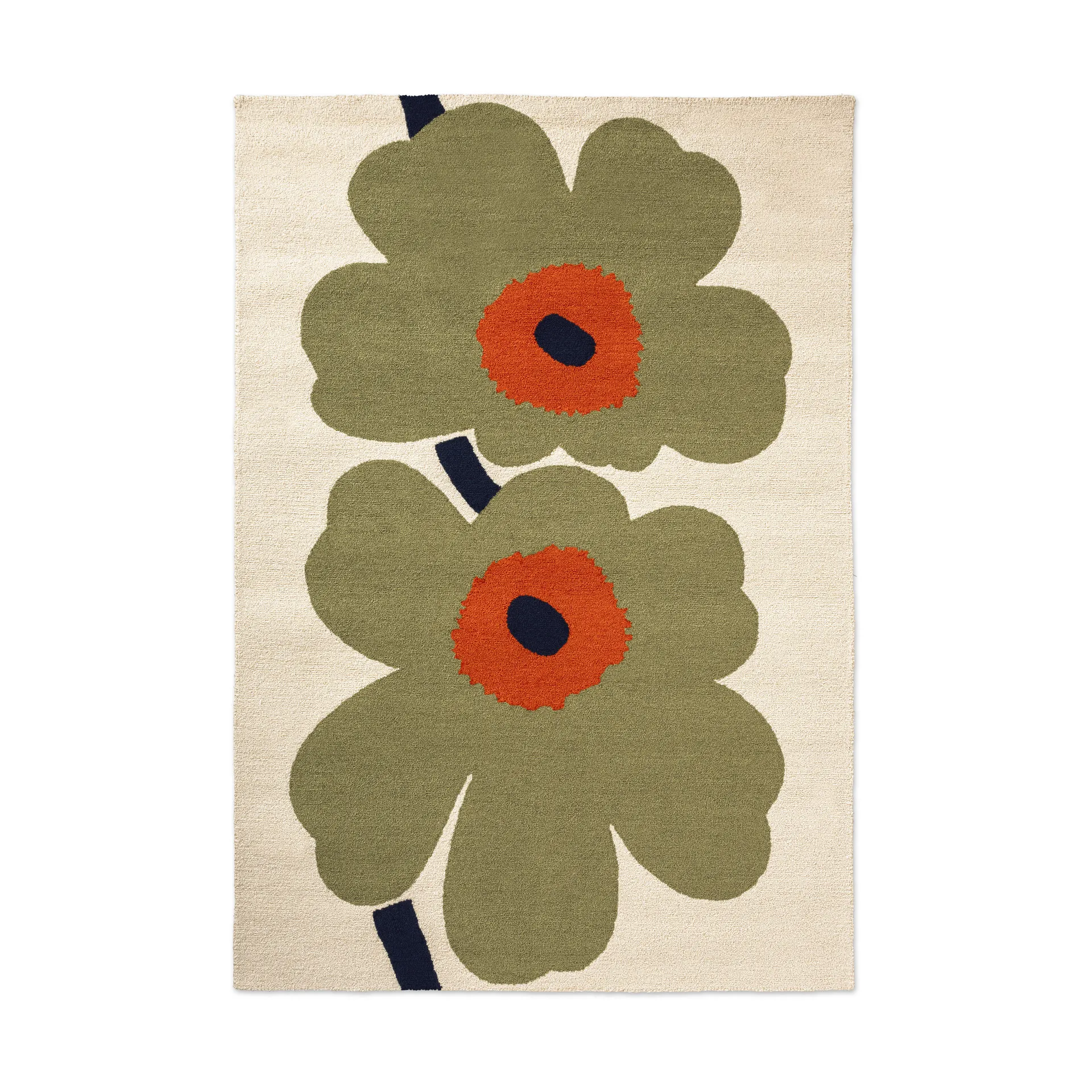 Unikko anniversary outdoor rug, Dusty green, 160x230 cm Marimekko