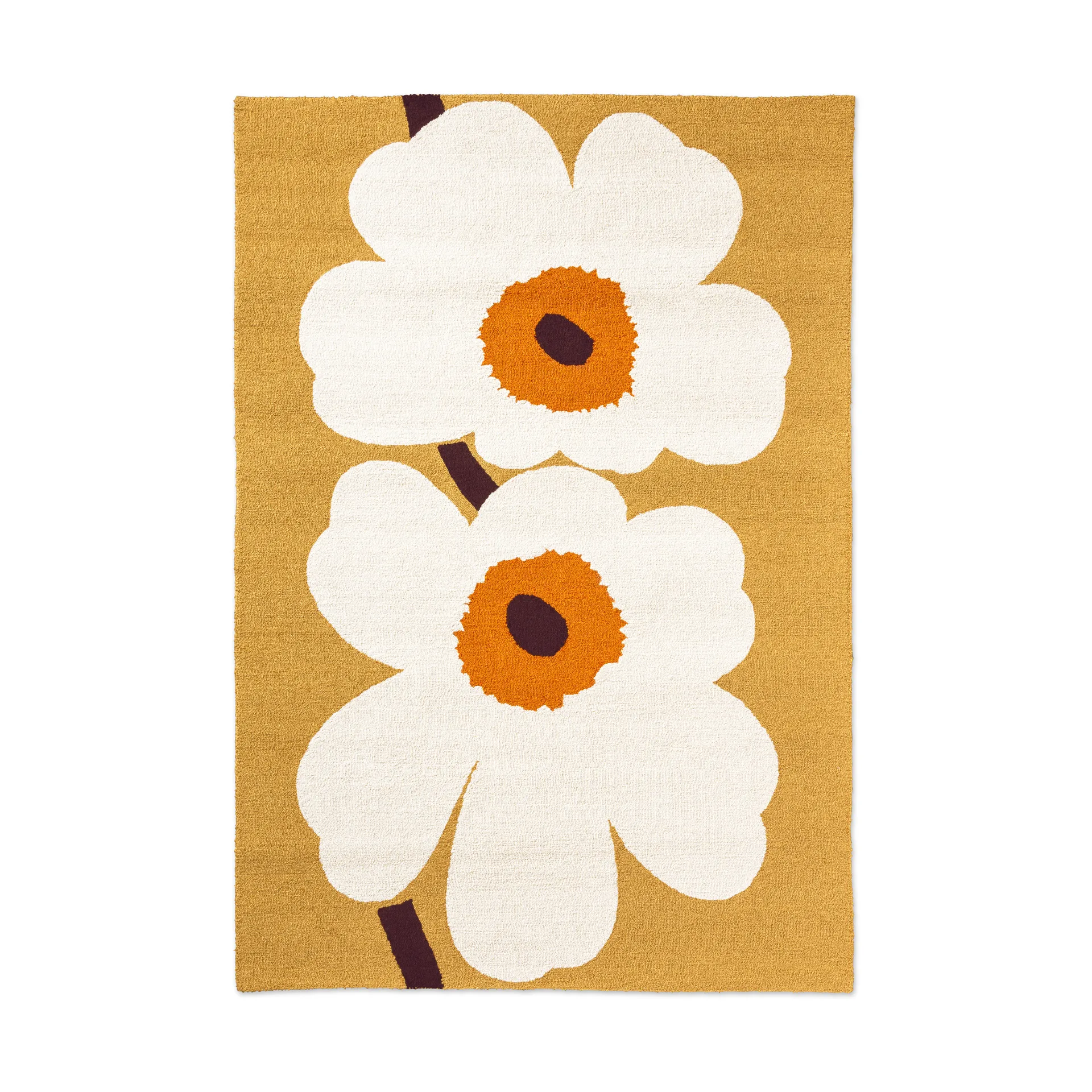 Unikko anniversary outdoor rug, Honey, 250x350 cm Marimekko