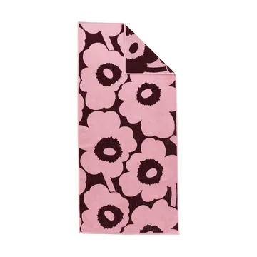 Unikko bath towel 70x150 cm - Plum-pink - Marimekko