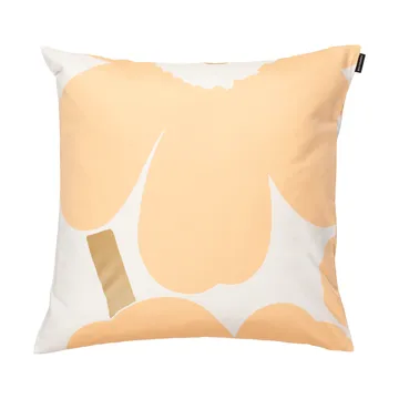 Unikko cushion cover 50x50 cm 2 pieces - White-Light pink-apricot - Marimekko