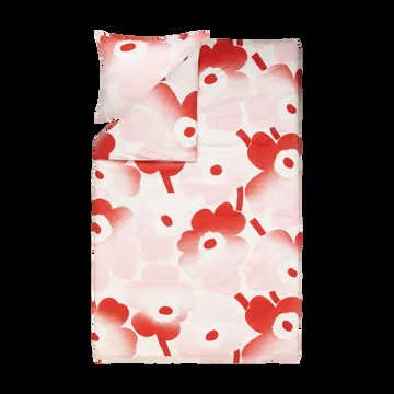 Unikko Häivähdys bed set 150x210 cm, 50x60 cm - Pink - Marimekko