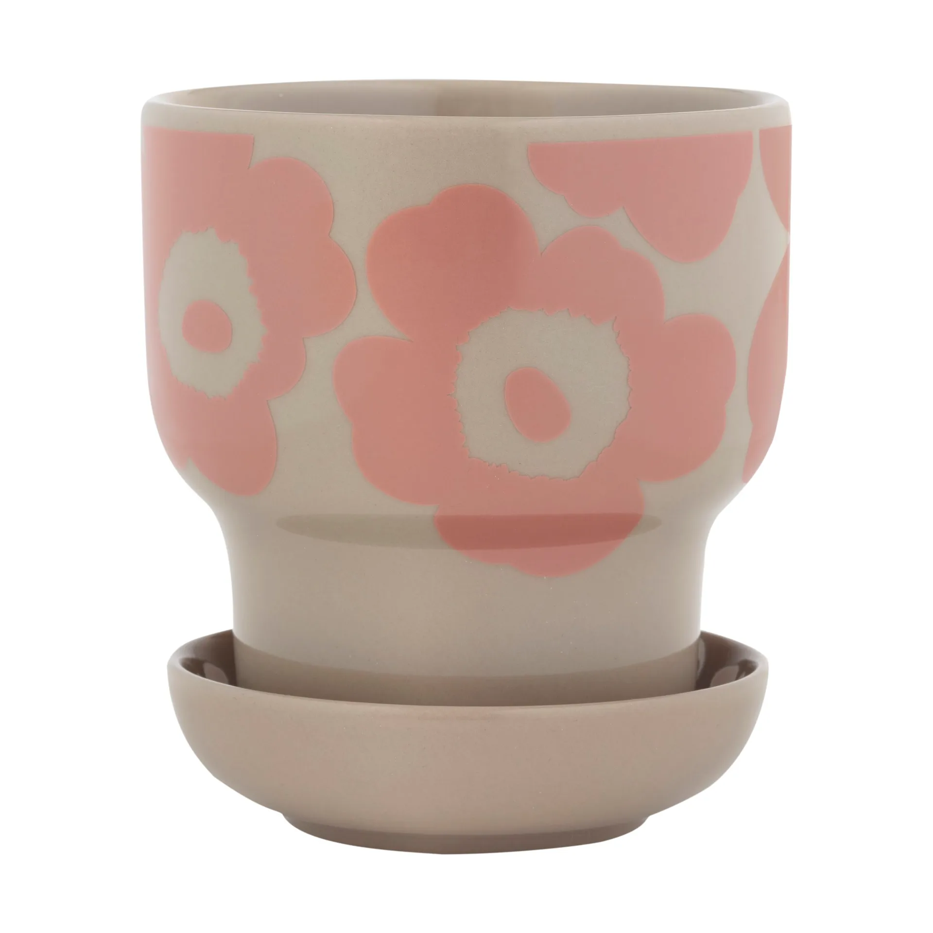 Unikko herb pot 9.5 cm, Terra-powder Marimekko